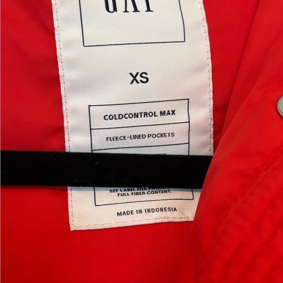 GAP Red THICK Puffer Jacket XS - Picture 5 of 5